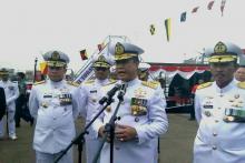 KSAL Ade Supandi Resmikan 2 Kapal Perang Karya Anak Bangsa di Batam 