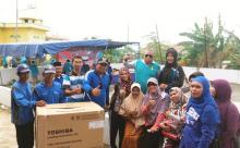  Kakanpora Kota Batam Gelar Hiburan Rakyat di Pulau Buluh  