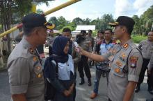 Polres Natuna Cek Suhu Tubuh Anggota hingga Tahanan