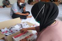 Surat Suara Pilbup Bintan Dikirim Bertahap dari Gresik