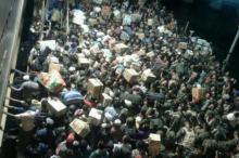 Kejar Lebaran, Ribuan Pemudik Menyemut di Pelabuhan Lampa Natuna