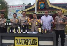Polisi Sita Minuman Tuak dan Oplosan di Tanjungpinang