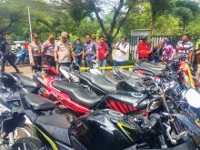 Polsek Sekupang Panen Kendaraan Curian, Ada 16 Motor dan 3 Mobil