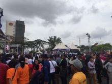 Hujan Guyur Arena Batam Menari