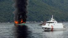 Lagi, TNI AL Tenggelamkan Sejumlah Kapal Asing di Perairan Anambas