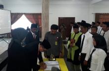 Bawaslu Lingga Lantik 39 Anggota Panwascam Pilkada 2020