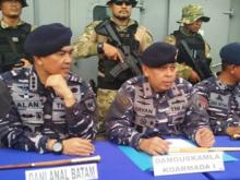 TNI AL Buru Bos Tambang Pasir Ilegal Pulau Buluh Patah Karimun