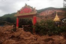 Belasan Orang Tewas Akibat Longsor di Myanmar