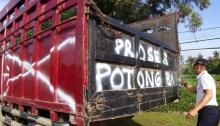 Dishub dan Satlantas Lingga Tertibkan Truk Odol