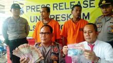 Bermodal Printer, Dua Pria Pengangguran Cetak dan Edarkan Uang Palsu di Sei Beduk