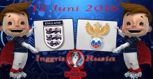 Jadwal Pertandingan Euro 2016 Malam Ini: Big Macth Inggris vs Rusia