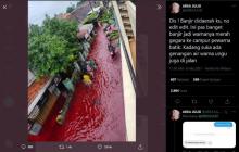 Banjir di Pekalongan Berwarna Merah Darah, Ini Penyebabnya