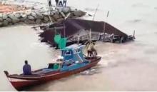 Keramba Tak Bertuan Terapung di Takong Hiu Karimun