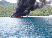 Vakum di Era Edhy, Kapal Illegal Fishing di Natuna Kembali Ditenggelamkan