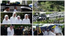 Foto Suasana Haru Prosesi Penguburan Pangeran Johor Tunku Abdul Jalil