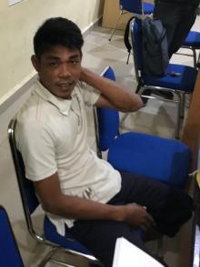 Bacok Orang di Coastal Area Karimun, Kamal Senyum Ditangkap Polisi