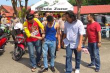 Bawa Ransel Masuk Mapolres Tanjungpinang, Aksi Slamet Bikin Kaget