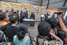 DJBC Khusus Kepri Sepakat Hibahkan 62,4 Ton Beras Sitaan ke Pemda Karimun