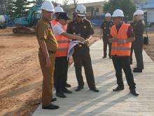 Kajati Kepri Intip Proyek Penataan Pantai Kencana Ranai Natuna