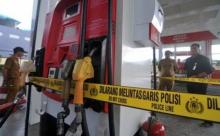 SPBU Batuampar Disegel Karena BBM Tercampur dengan Air 
