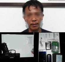 Polisi Temukan Senjata di Rumah Bandar Narkoba saat Penggeledahan