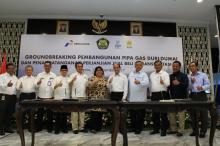 Wakil Menteri ESDM resmikan Groundbreaking Pembangunan Pipa Gas Duri-Dumai Via Video Conference