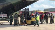 Alkes Pendukung RS Corona Galang Tiba di Bandara Hang Nadim Batam