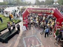 Gowes Polda Kepri, Irjen Andap: Sekalian Kami Patroli, Sekalian Kami Sehat