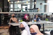 Ketika Marlin Ngobrol Seru dengan Jurnalis Perempuan