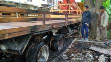 Lori Parkir Mendadak Terbakar di Nagoya