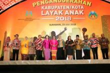 Lingga Terima Penghargaan Kota Layak Anak Berturut-turut