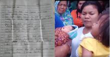 Pelaku Pembuang Bayi Tinggalkan Sepucuk Surat, Ini Isinya