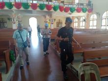 Jibom Polda Kepri Lakukan Sterilisasi di Gereja