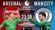 Liga Inggris Pekan 17: Arsenal Jamu Manchester City di Emirates Stadium