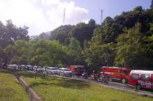 Hutan di Southlink Terbakar, Jalanan Sekupang Macet