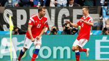 Rusia Bantai Arab Saudi 5-0 di Laga Pembuka 