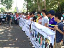Ratusan Imigran Asing Kembali Unjuk Rasa di Kantor IOM Tanjungpinang