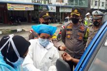 Polres Karimun Rapid Tes Gratis Puluhan Pengendara, Ini Hasilnya
