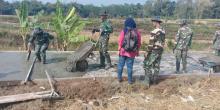 Kolaborasi Mantap Dua Batalyon Kejar Program TMMD