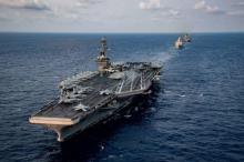 Virus Corona Merebak di Kapal Induk AS USS Roosevelt