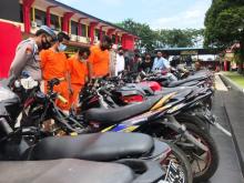 Komplotan Maling Digulung, 40 Motor Curian Dijejer di Mapolresta Barelang 