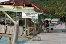 Pelabuhan Pulon di Lingga Rusak Parah