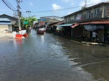 Dua Kawasan di Tanjunguban Dilanda Banjir Rob