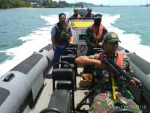 Pangkalan Utama TNI AL Periksa Tongkang Milik Akau