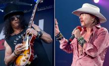 Untuk Penggemar Guns N Roses, Slash dan Axl Rose Tampil Sepanggung Lagi  
