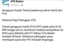 Setelah Listrik, Giliran ATB Alami Gangguan, Ini Alasannya 