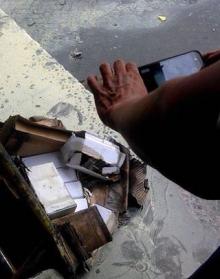 Foto-foto Bekas Ledakan Handphone di Kargo Bandara Hang Nadim Batam