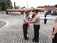 Tiga Personel Polres Karimun Naik Pangkat