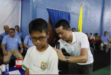 Legenda Bulutangkis Taufik Hidayat Bikin Heboh Batam Ogura Student Badminton Championship 