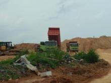 Proyek Pematangan Lahan Diduga Tanpa Izin PL di Samping Pasar Jodoh